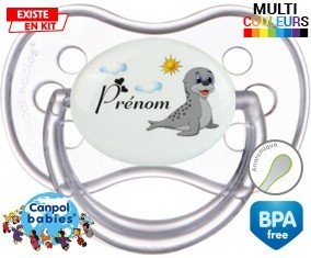 Phoque + prénom: Sucette Anatomique-su7.fr
