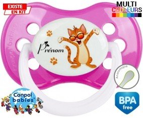 Chat + prénom: Sucette Anatomique-su7.fr