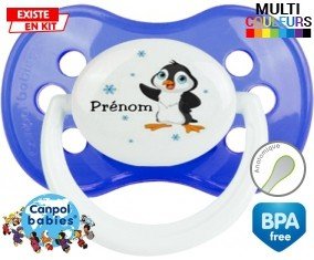 Pingouin + prénom: Sucette Anatomique-su7.fr