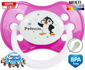 Pingouin + prénom: Sucette Anatomique-su7.fr