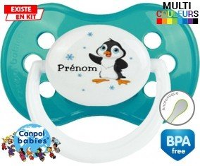 Pingouin + prénom: Sucette Anatomique-su7.fr