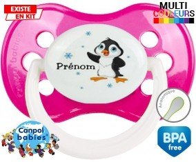Pingouin + prénom: Sucette Anatomique-su7.fr