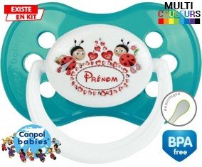 Coccinelle + prénom: Sucette Anatomique-su7.fr