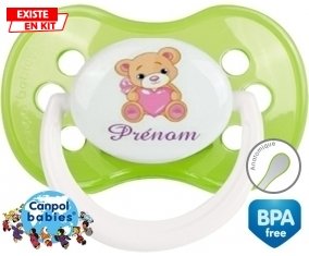 Ourson (fille) + prénom: Sucette Anatomique-su7.fr