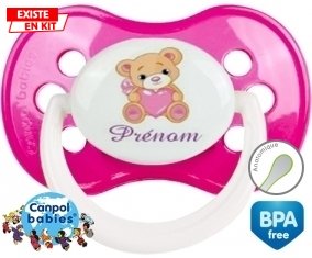 Ourson (fille) + prénom: Sucette Anatomique-su7.fr