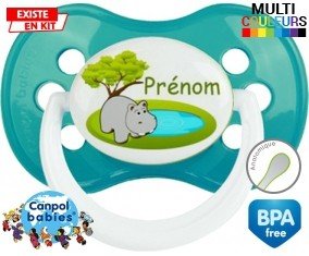 Hypopotame + prénom: Sucette Anatomique-su7.fr
