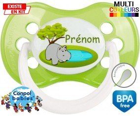 Hypopotame + prénom: Sucette Anatomique-su7.fr