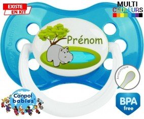 Hypopotame + prénom: Sucette Anatomique-su7.fr