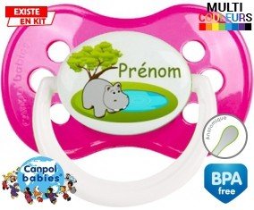 Hypopotame + prénom: Sucette Anatomique-su7.fr