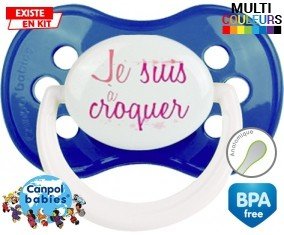 Je suis à croquer modèle fille: Sucette Anatomique-su7.fr