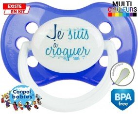 Je suis à croquer modèle garçon: Sucette Anatomique-su7.fr