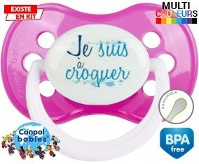 Je suis à croquer modèle garçon: Sucette Anatomique-su7.fr