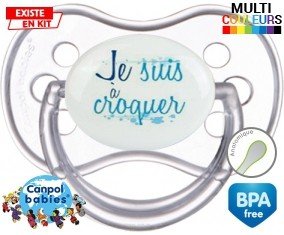 Je suis à croquer modèle garçon: Sucette Anatomique-su7.fr