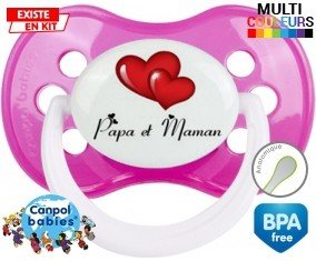 Papa Maman Cœur style2: Sucette Anatomique-su7.fr