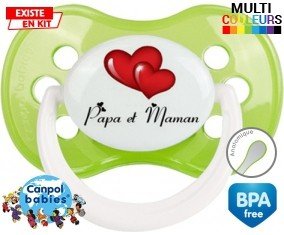 Papa Maman Cœur style2: Sucette Anatomique-su7.fr