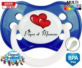 Papa Maman Cœur style2: Sucette Anatomique-su7.fr