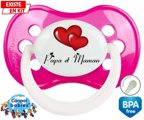 Papa Maman Cœur style2: Sucette Anatomique-su7.fr