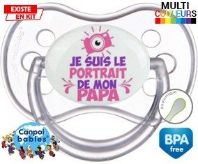 Je suis le portrait de mon papa style1: Sucette Anatomique-su7.fr