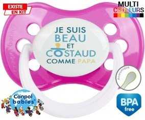 Je suis beau et costaud comme papa style2: Sucette Anatomique-su7.fr