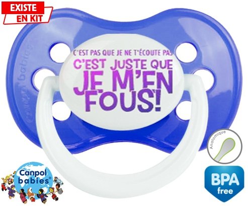 C'est pas que je t’écoute pas style1: Sucette Anatomique-su7.fr