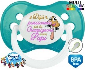 Déjà passionnée par les champignons comme papi: Sucette