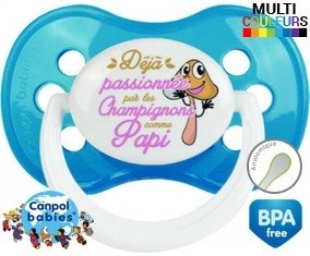 Déjà passionnée par les champignons comme papi: Sucette