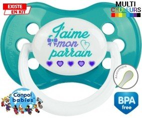 J'aime mon parrain style2: Sucette Anatomique-su7.fr