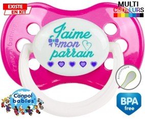 J'aime mon parrain style2: Sucette Anatomique-su7.fr