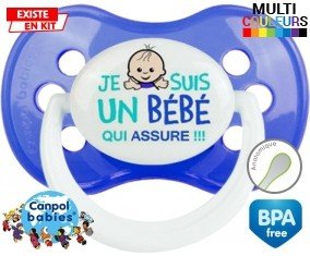 Je suis un bébé qui assure style2: Sucette Anatomique-su7.fr