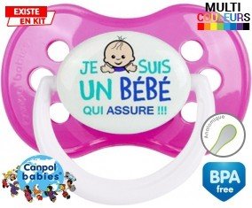 Je suis un bébé qui assure style2: Sucette Anatomique-su7.fr