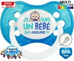 Je suis un bébé qui assure style2: Sucette Anatomique-su7.fr