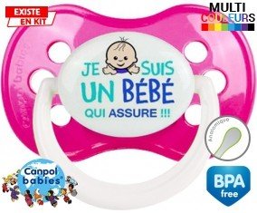 Je suis un bébé qui assure style2: Sucette Anatomique-su7.fr