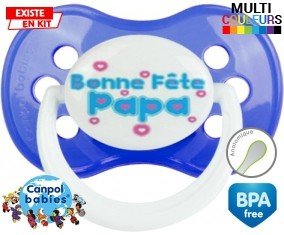 Bonne fête papa style1 : Tétine Anatomique personnalisée