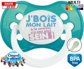 Je bois mon lait à la source style2: Sucette Anatomique-su7.fr