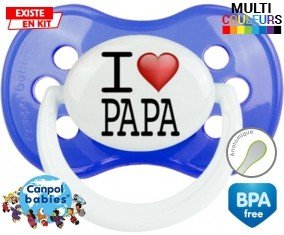 I love papa style1 : Tétine Anatomique personnalisée