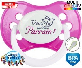 Veux-tu être mon parrain? Style3: Sucette Anatomique-su7.fr