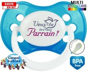 Veux-tu être mon parrain? Style3: Sucette Anatomique-su7.fr