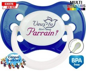 Veux-tu être mon parrain? Style3: Sucette Anatomique-su7.fr