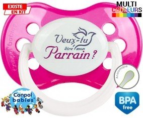 Veux-tu être mon parrain? Style3: Sucette Anatomique-su7.fr