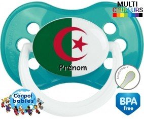 Drapeau algérie + prénom: Sucette Anatomique-su7.fr