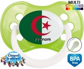 Drapeau algérie + prénom: Sucette Anatomique-su7.fr