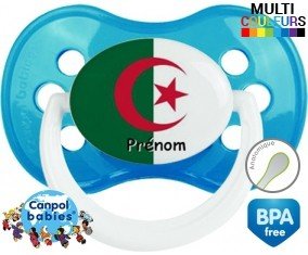 Drapeau algérie + prénom: Sucette Anatomique-su7.fr