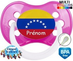 Drapeau vénézuéla + prénom: Sucette Anatomique-su7.fr