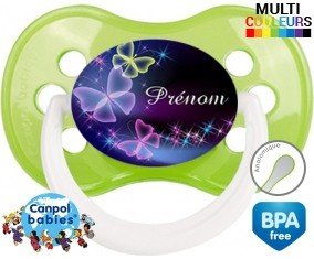 Papillon de nuit + prénom: Sucette Anatomique-su7.fr