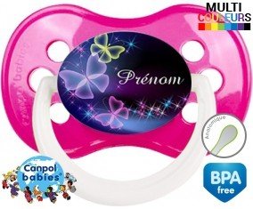 Papillon de nuit + prénom: Sucette Anatomique-su7.fr