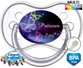 Papillon de nuit + prénom: Sucette Anatomique-su7.fr
