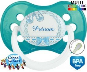 Chausson + prénom: Sucette Anatomique-su7.fr