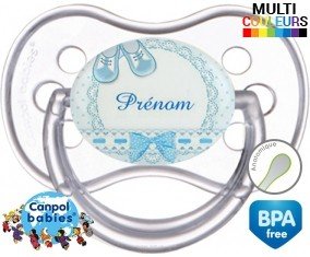 Chausson + prénom: Sucette Anatomique-su7.fr