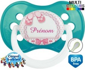 Chausson (fille) + prénom: Sucette Anatomique-su7.fr