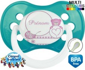 Ourson (fille) + prénom: Sucette Anatomique-su7.fr
